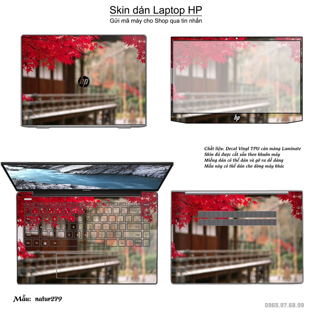 Skin dán Laptop HP in hình thiên nhiên nhiều mẫu 11 (inbox mã máy cho Shop)