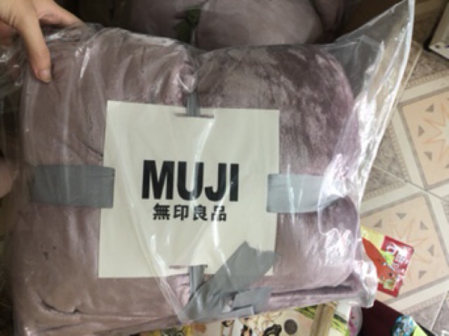 CHĂN LÔNG THỎ MUJI XUẤT NHẬT