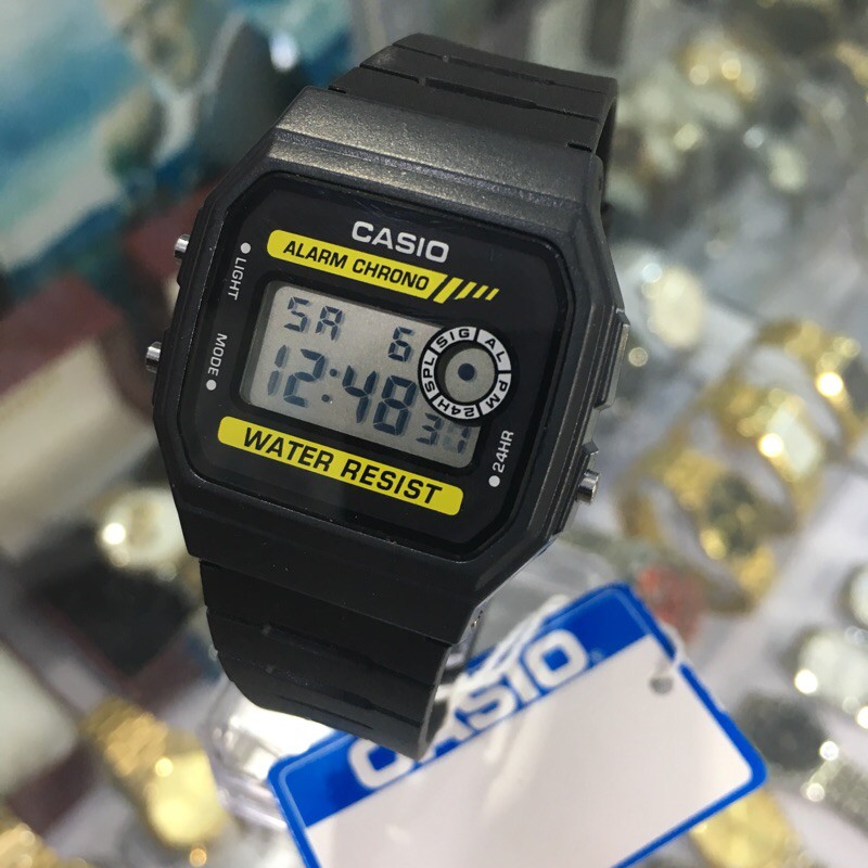 [ GIÁ SỐC ] Đồng hồ điện tử Nam Nữ dây cao su F-94W -1DG | BigBuy360 - bigbuy360.vn