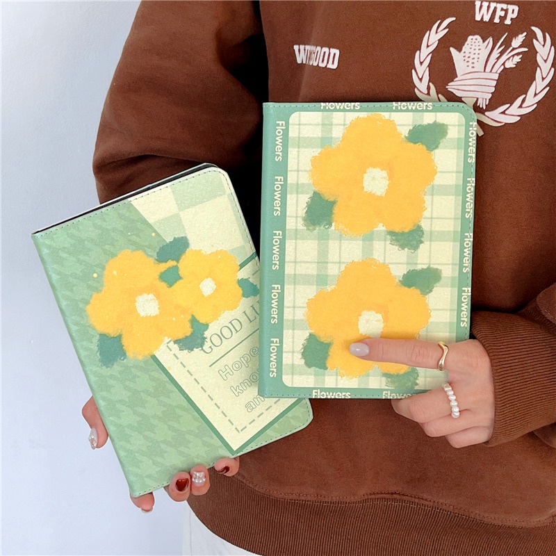 Bao da có giá đỡ thích hợp cho iPad Mini /Air 1 2/Pro 9.7/4th 5th 6th 2017 2018/7th 8th 9th Gen 2019 2020 2021