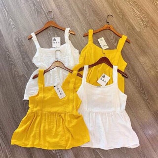 Áo 2 dây babydoll chất đũi sịn (kèm video, ảnh thật)