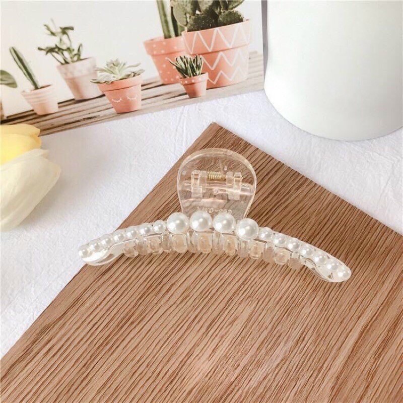 Set 5 kẹp ngoạm &amp; chun tóc, phong cách hàn quốc