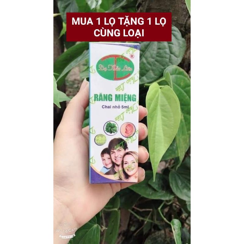 (mua lọ 5ml tặng 1 lọ 5ml) răng miệng 5ml