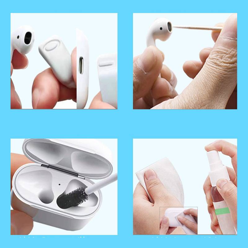 Dụng cụ vệ sinh airpods Bộ dung cụ làm sạch tai nghe chuyên dụng giúp dễ dàng làm sạch bụi bẩn DANA