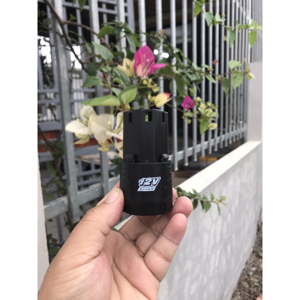 Vỏ mạch pin TQ 12V tam giác, có giắc sạc DC.
