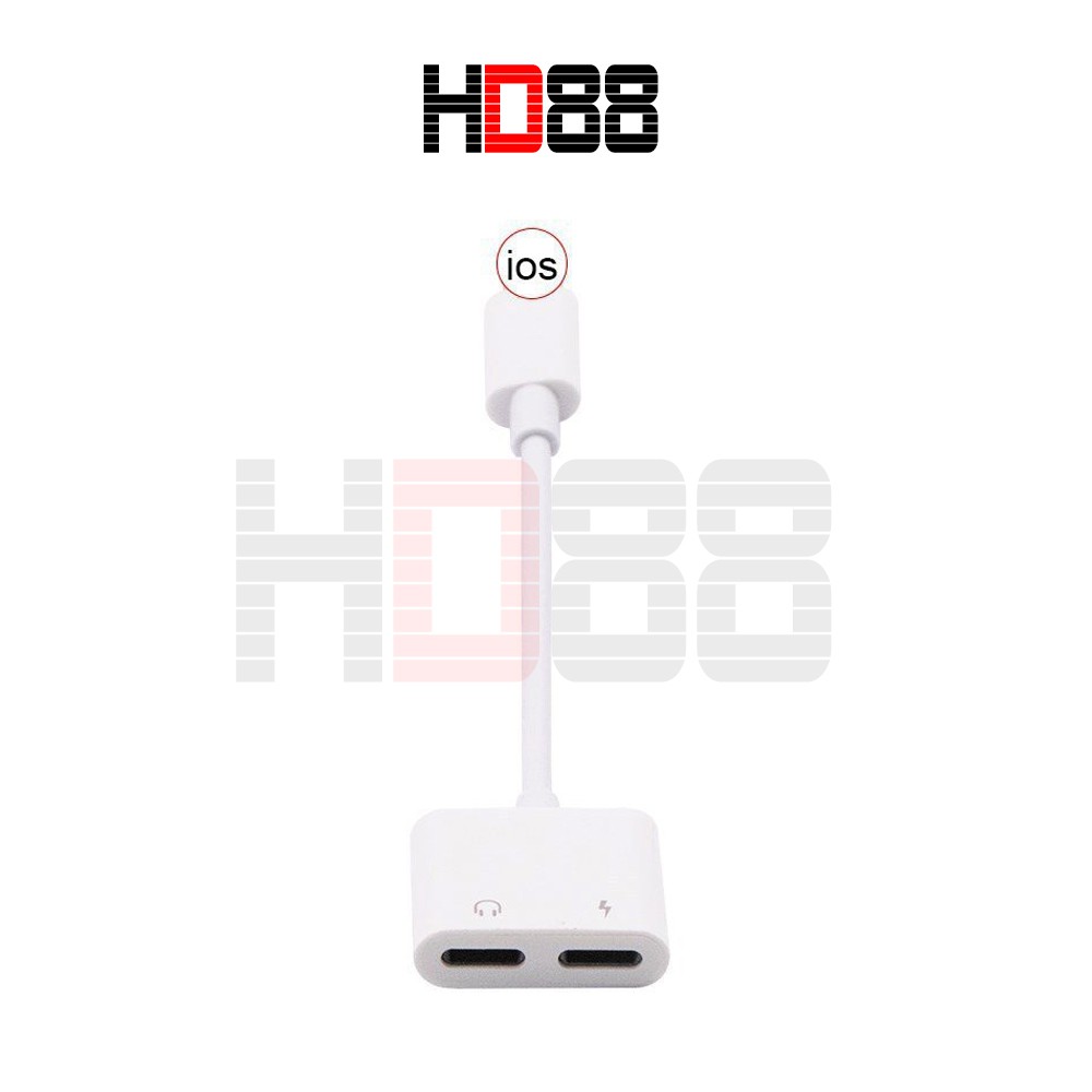 Jack chia cổng,giắc chuyển đổi chân sạc thành 2 cổng  cho IP- A09