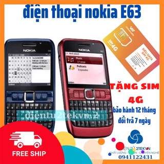 ĐIỆN THOẠI NOKIA E63 CHÍNH HÃNG SIÊU BỀN-BẢO HÀNH 12 THÁNG