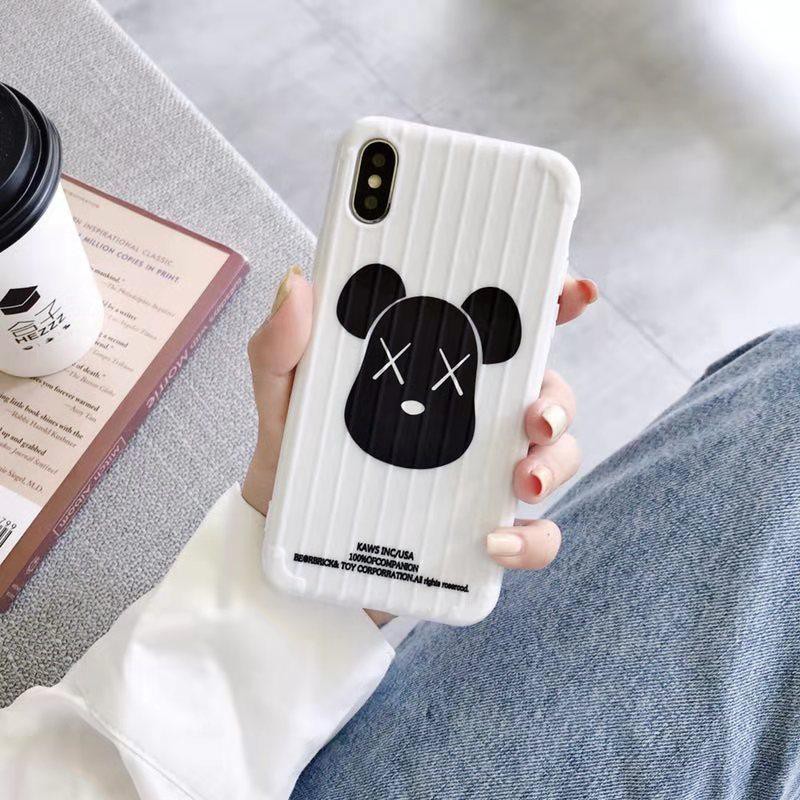 [ IPHONE ] Ốp Lưng Sọc Nổi Mặt Gấu Kaws - S004 | BigBuy360 - bigbuy360.vn