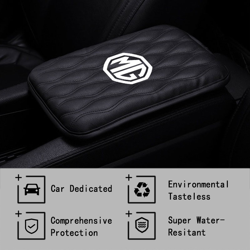 Đệm Da Lót Hộp Tỳ Tay Chống Thấm Nước Cho Xe Hơi MG HS ZS ZS