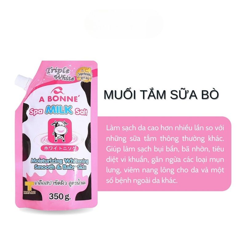 Muối tắm tẩy tế bào chết ABONNE hàng Thái Lan chính hãng
