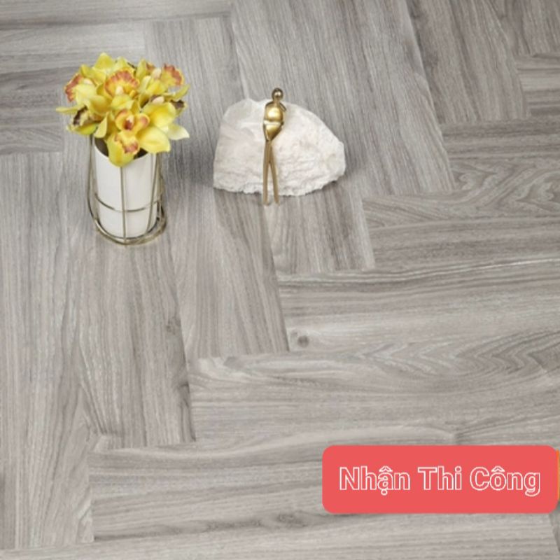 Sàn Nhựa Giả Gỗ, Sẵn Keo, Kích Thước 91,5x15,4 cm