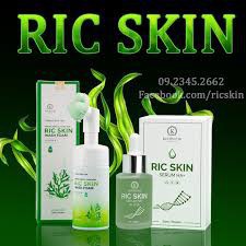 COMBO SERUM VÀ SỮA RỬA MẶT RIC SKIN LOẠI BỎ, NÁM, TÀN NHAN, MỤN DƯỠNG TRẮNG DA.AN TOÀN | BigBuy360 - bigbuy360.vn