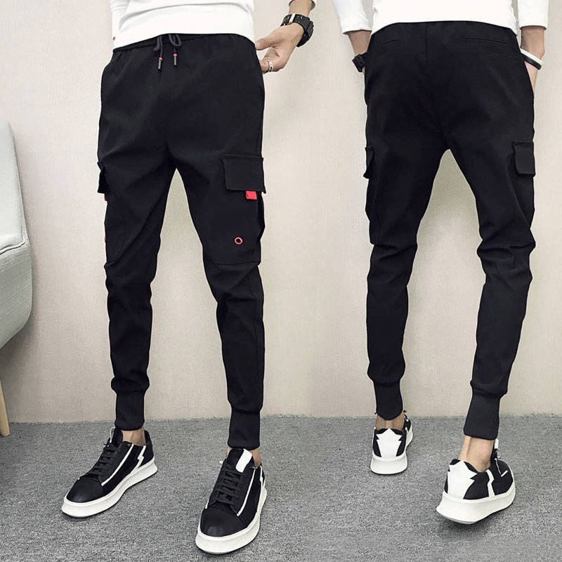 Quần Legging Họa Tiết Sọc Caro Phong Cách Công Sở Thời Trang Thu Đông Cho Nam