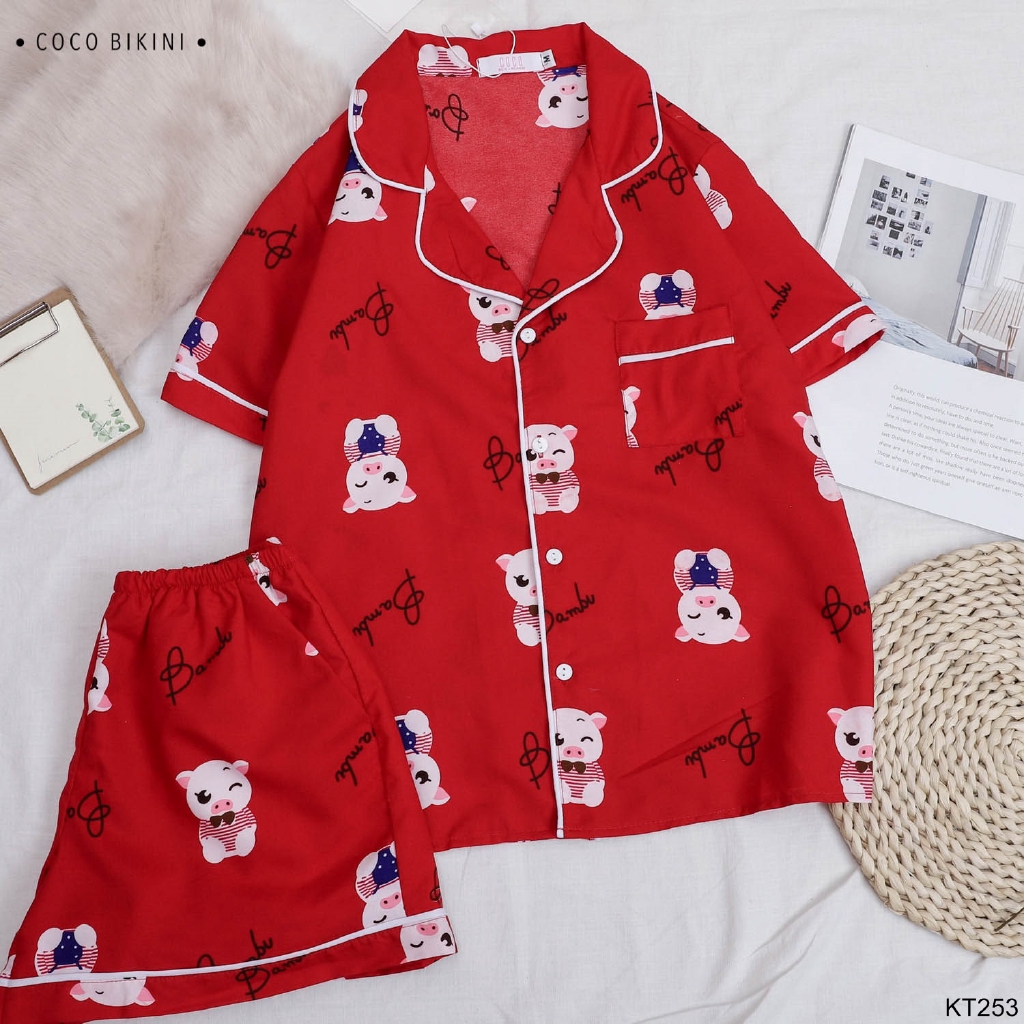 [Mã WA1606 giảm 15% đơn 99k] 𝑪𝑶𝑪𝑶 𝑩𝑰𝑲𝑰𝑵𝑰 Bộ Đồ Ngủ - Đồ Mặc Nhà Kate Thái ( KT253 ) | BigBuy360 - bigbuy360.vn