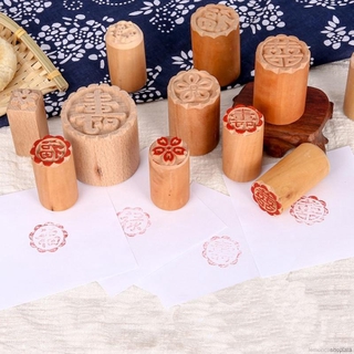 Con Dấu In Trang Trí Bánh Bằng Gỗ 3.5cm