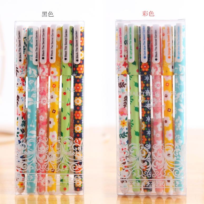 Set Bút Bi 6 Màu Ngòi Đẹp