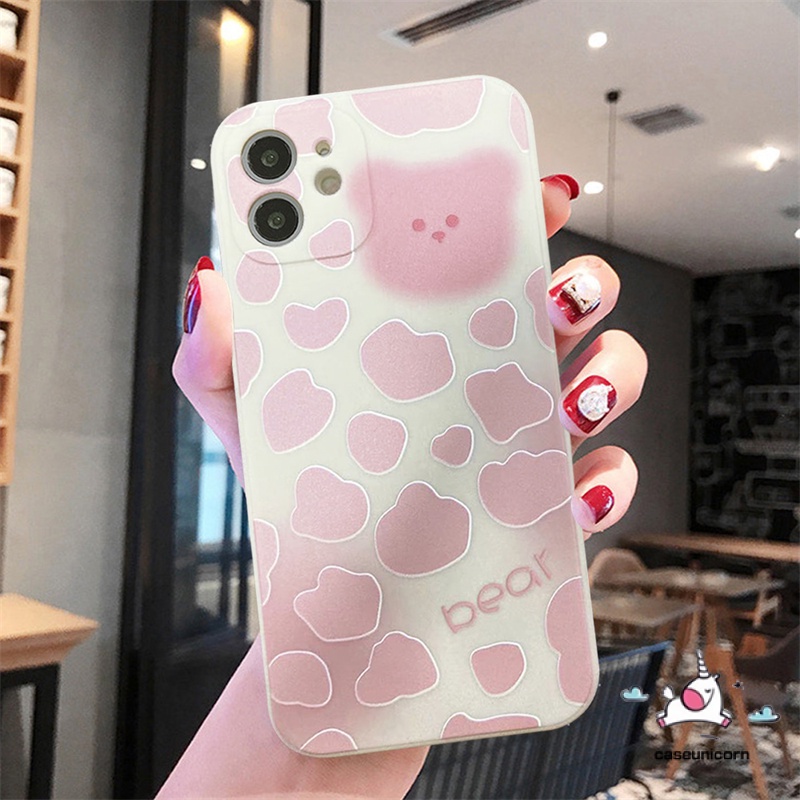 Ốp lưng iphone cạnh vuông hồng BVC 6s/6splus/7/7plus/8/8plus/x/xr/xs/11/12/13/14/pro/max/plus/promax BVC974