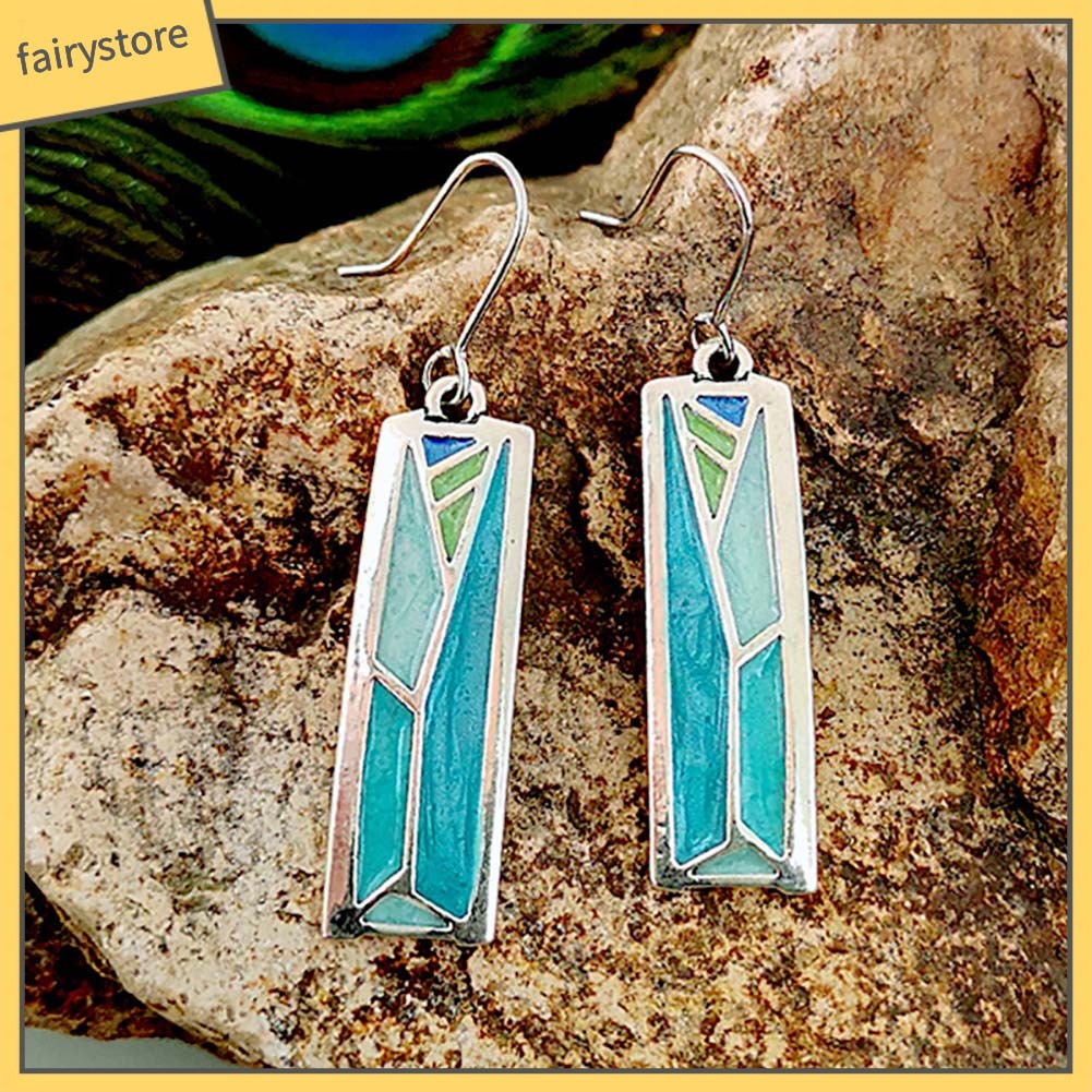 Hoa tai nữ hình ngọn lửa phong cách vintage xinh xắn