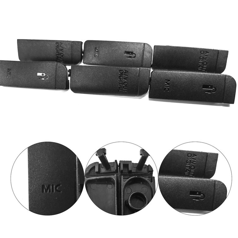 1 Vỏ Bọc Cao Su Có Nắp Đậy usb / hdmi Cho Máy Ảnh canon 6d