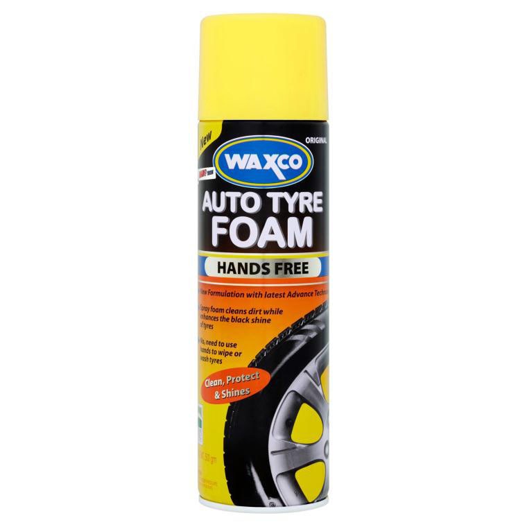 Waxco Auto Type Foam - Dung Dịch Dưỡng Lốp Dạng Bọt 500ml [Nhập Khẩu Malaysia]