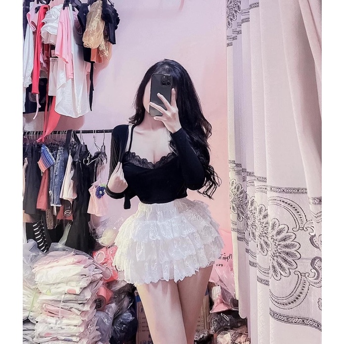 Set 3 món phối ren lọai 1 xịn