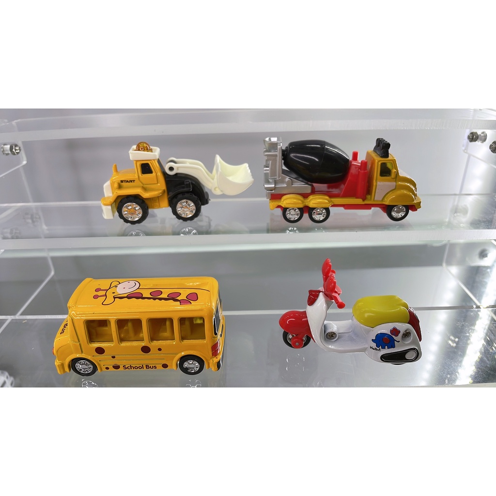 Mô Hình Các Loại Xe Kim Loại (Xe Bus, Xe Công Trình, Xe Máy)