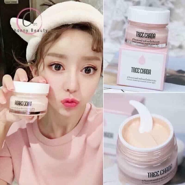 Kem Trang Điểm Ma Thuật TREE CHADA Cream Makeup Muscle Snow Light