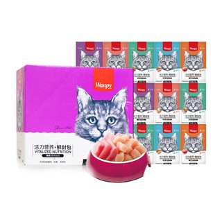 Pate Wanpy cao cấp dành cho mèo biếng ăn gói 80g.