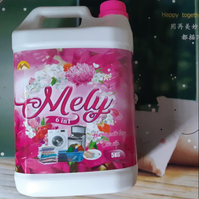 Nước giặt xả Mely - Can 5 lít