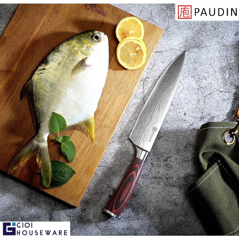 PAUDIN  Dao Đầu Bếp Thép Đức - GiOi Houseware Free Ship