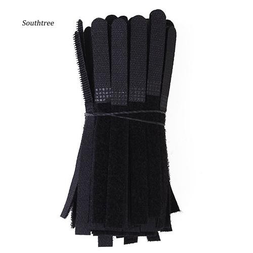 Bộ 100 dây quấn cố định dây cáp gọn gàng tái sử dụng tiện lợi