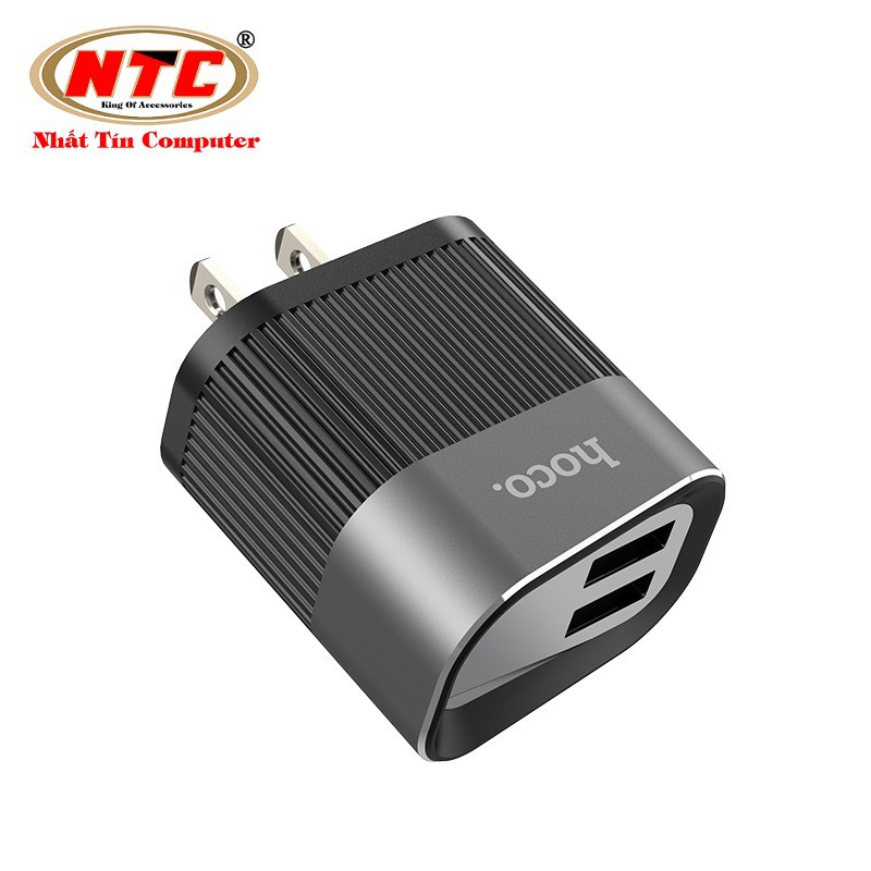 Cốc sạc Hoco C40 Speedmaster có màn hình hiển thị (2 cổng sạc, dòng điện max 2.4A) - Hãng phân phối chính thức