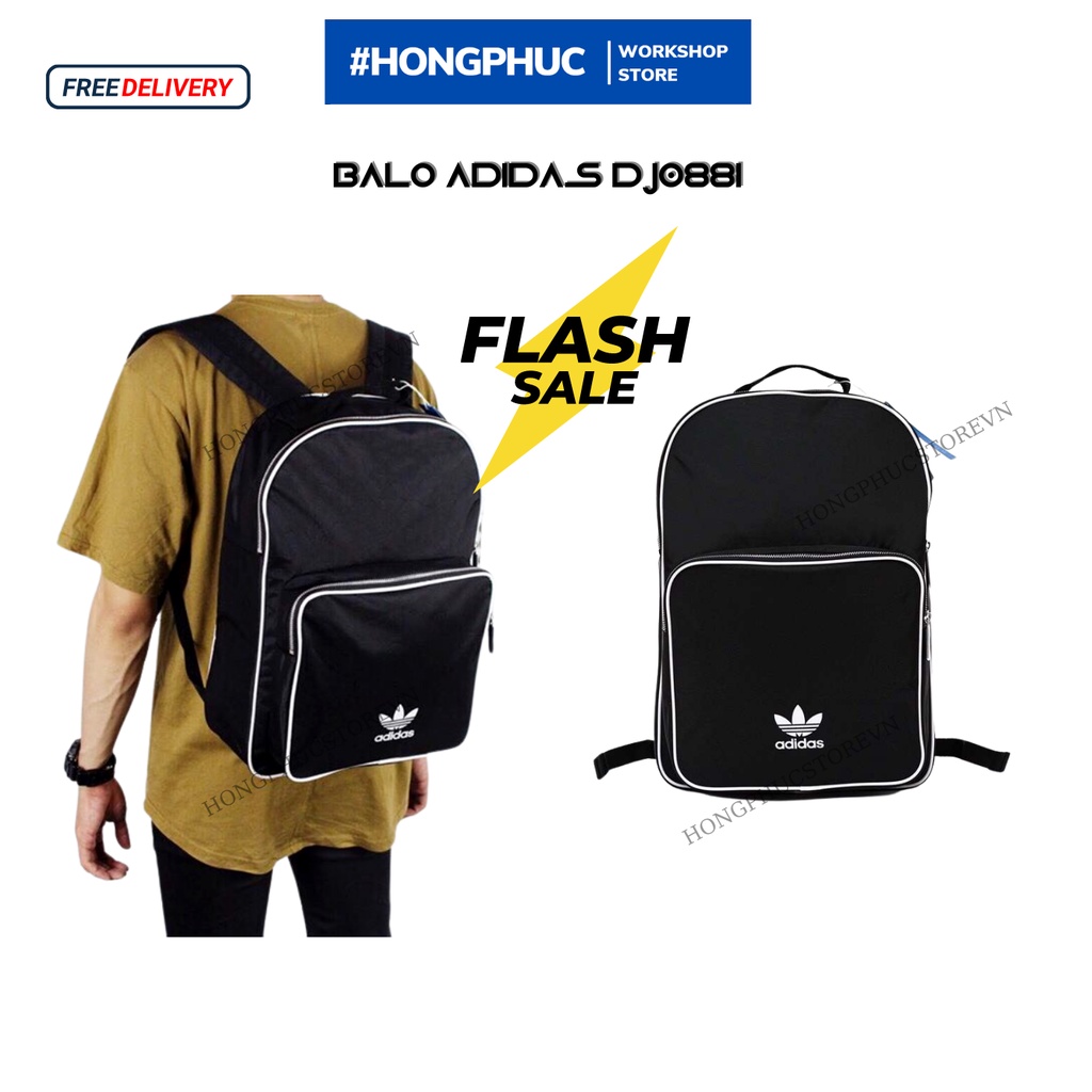 Balo Thể Thao - Balo Đi Học Nam Nữ Originals Classic Backpack DJ0881 - Logo nhỏ [hàng xuất xịn]