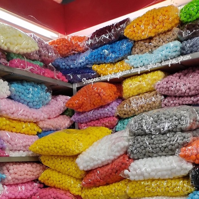 🌈HẠT LEN BÔNG, HẠT POMPOM🌈