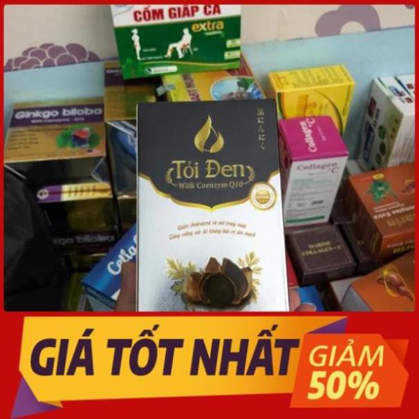 Tỏi đen With Coenzym Q10 Tăng sức đề kháng, bảo vệ tim mạch hộp 30v