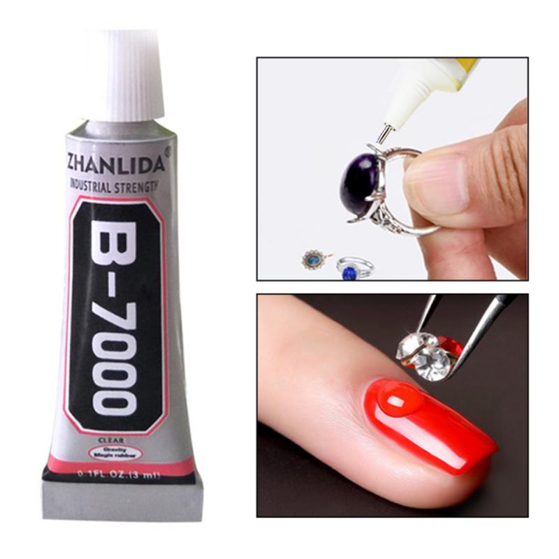 Keo dán màn hình điện thoại, tai nghe B7000 độ dính tốt, dán viền điện thoại, dung tích 3ml