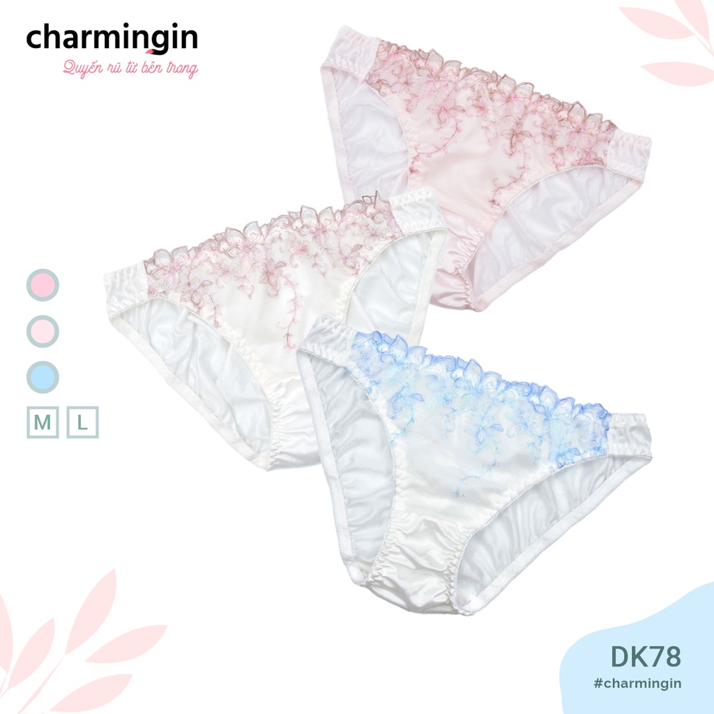Quần lót dệt kim ren hoa sang trọng size M, L, LL - QLDK0078