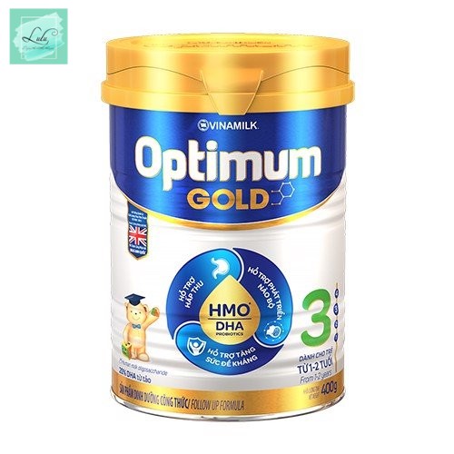 Sữa Bột Optimum Gold 3 Hộp Thiếc 400G - Lulu Mart