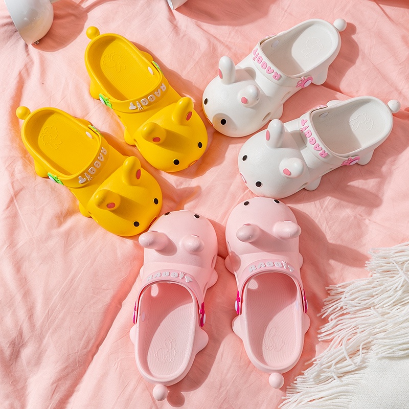 Xăng đan Đế Mềm Chống Trượt Họa Tiết Hoạt Hình Dễ Thương Cho Bé