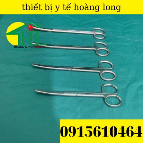 KÉO CẮT THUỐC,KÉO CONG 2 ĐẦU TÙ 20 CM- KÉO Y TẾ