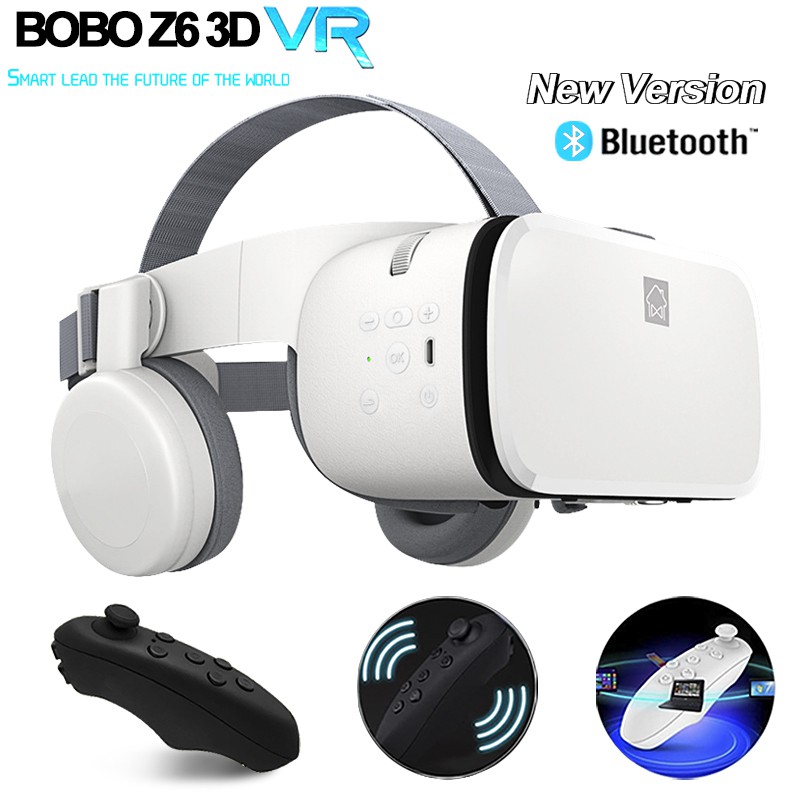 Kính thực tế ảo 3D VR Bobo Z6 có tai nghe bluetooth không dây | BigBuy360 - bigbuy360.vn