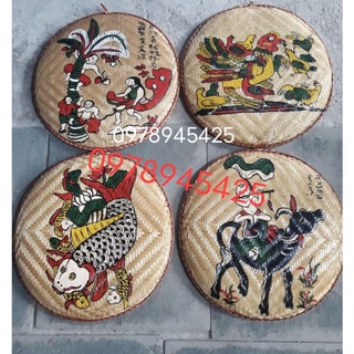 Tranh mẹt tre / Mẹt tre vẽ tranh phong cảnh tranh đông hồ