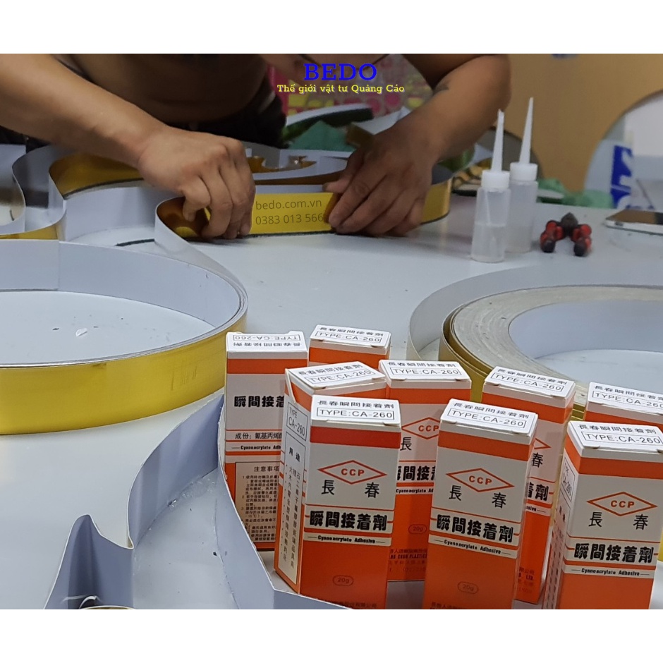 keo dán mica trong suốt Ca260 BEDO, keo 502