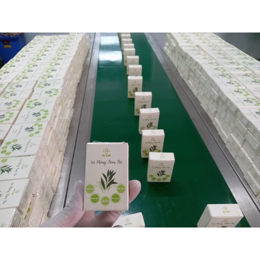 Xà bông tắm tràm trà Dr Cell giảm mụn lưng Ngừa rôm sảy mẩn ngứa cho bé