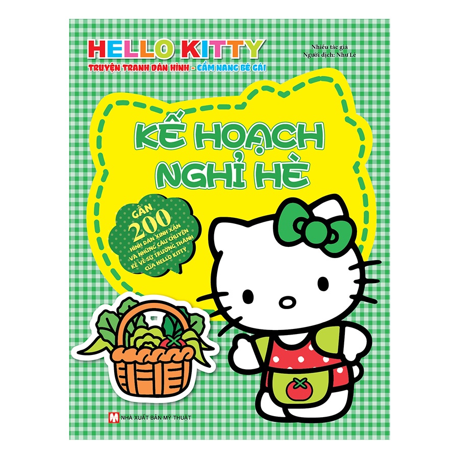 Sách Hello Kitty Kế Hoạch Nghỉ Hè (dán hình) tv
