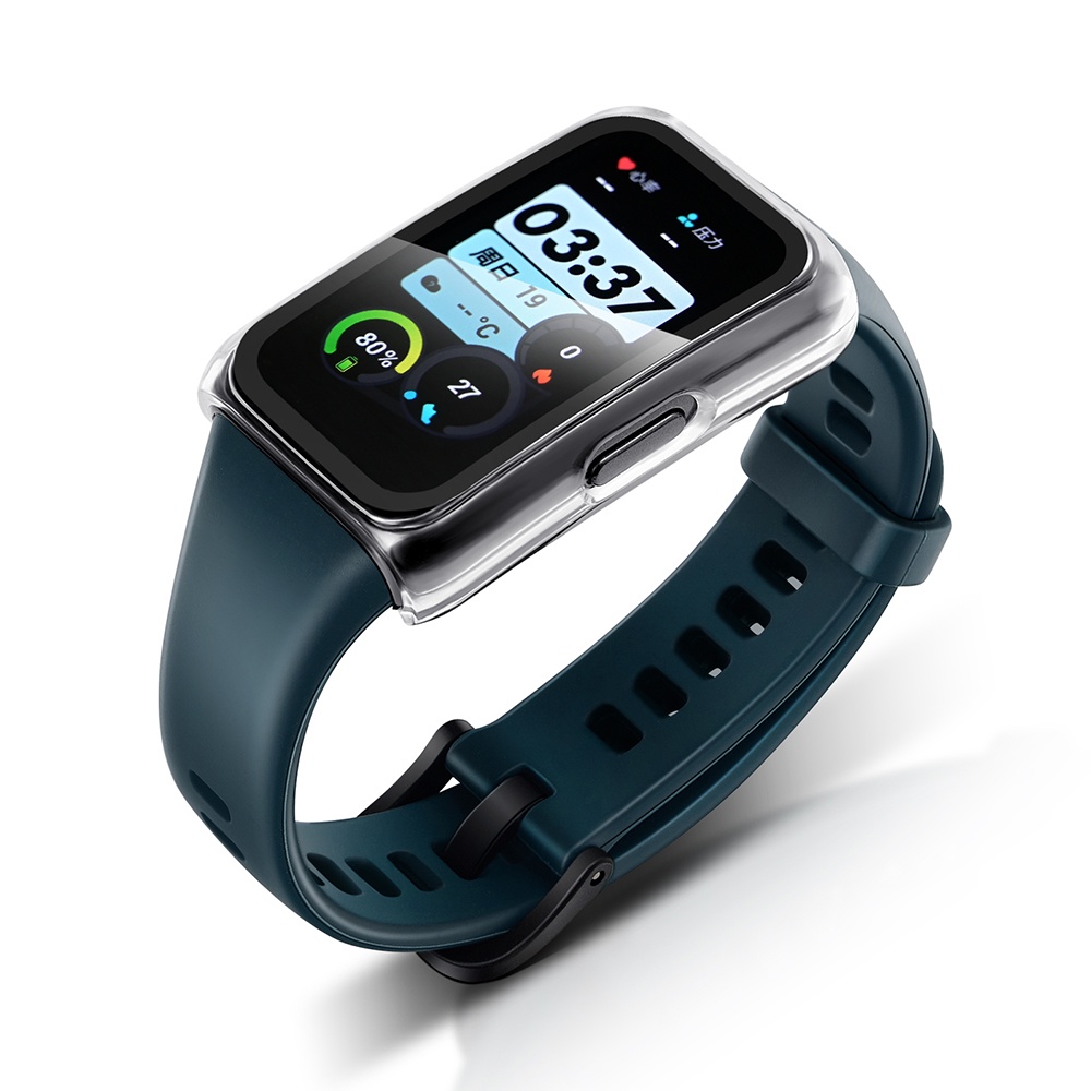 Ốp Lưng PC Cứng + Kính Cường Lực 2 Trong 1 Cho Huawei Band 6 / 6 pro