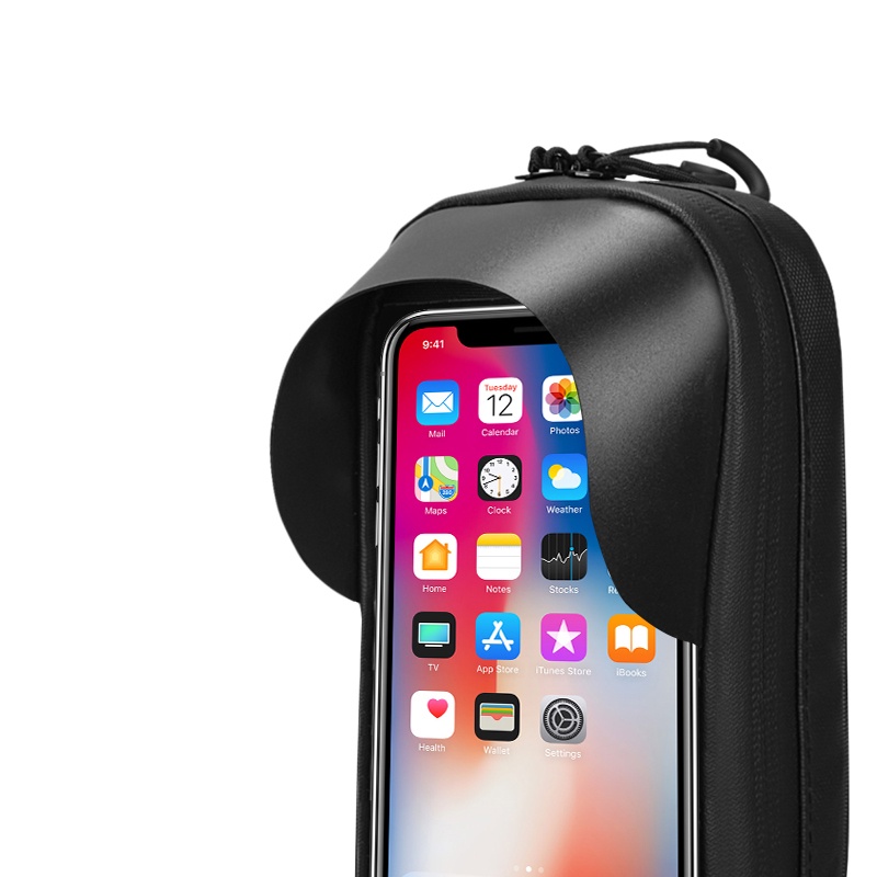 Túi gắn ống ngang tương thích với điện thoại cảm ứng Sahoo Essential Doube Top tube bag with Smart phone Holder
