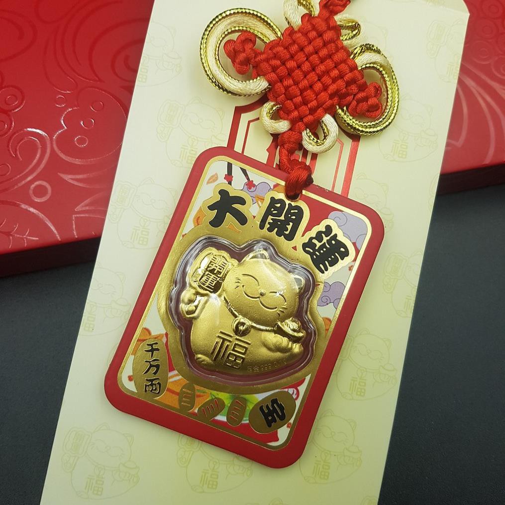 [SHOPEE TRỢ GIÁ] Mèo Thần Tài Vàng Maneki Neko Nhật Bản 24K