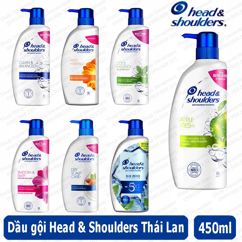 Dầu gội Head Shoulders Thái Lan 450ml