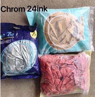 Bóng chrom siêu nhũ size 24ink 60cm